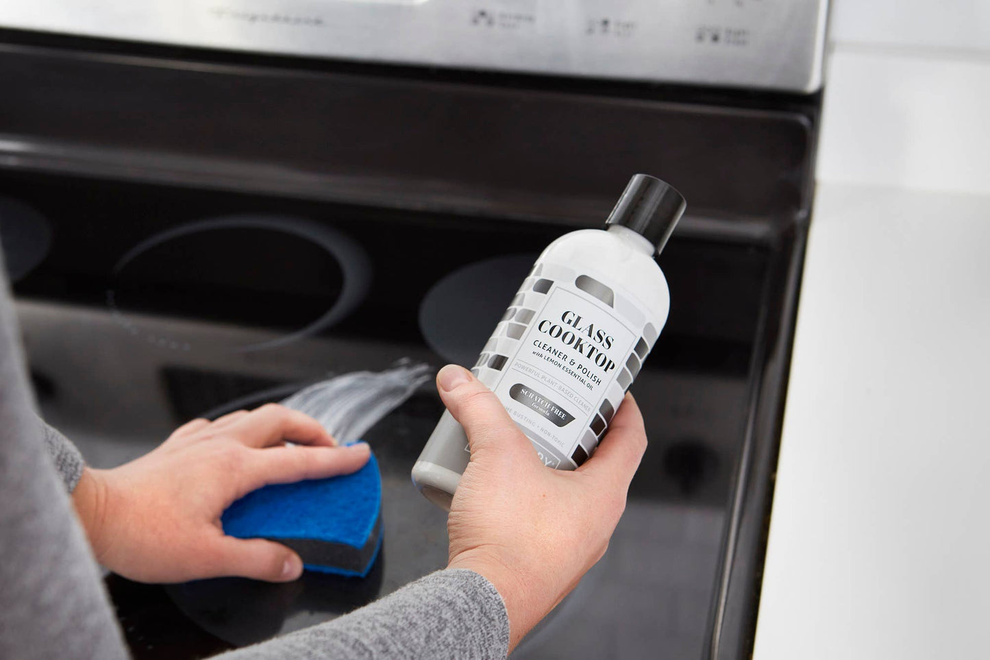 16 oz. Glass Cooktop Cleaner & Polish - DJW Custom Baskets & Beyond