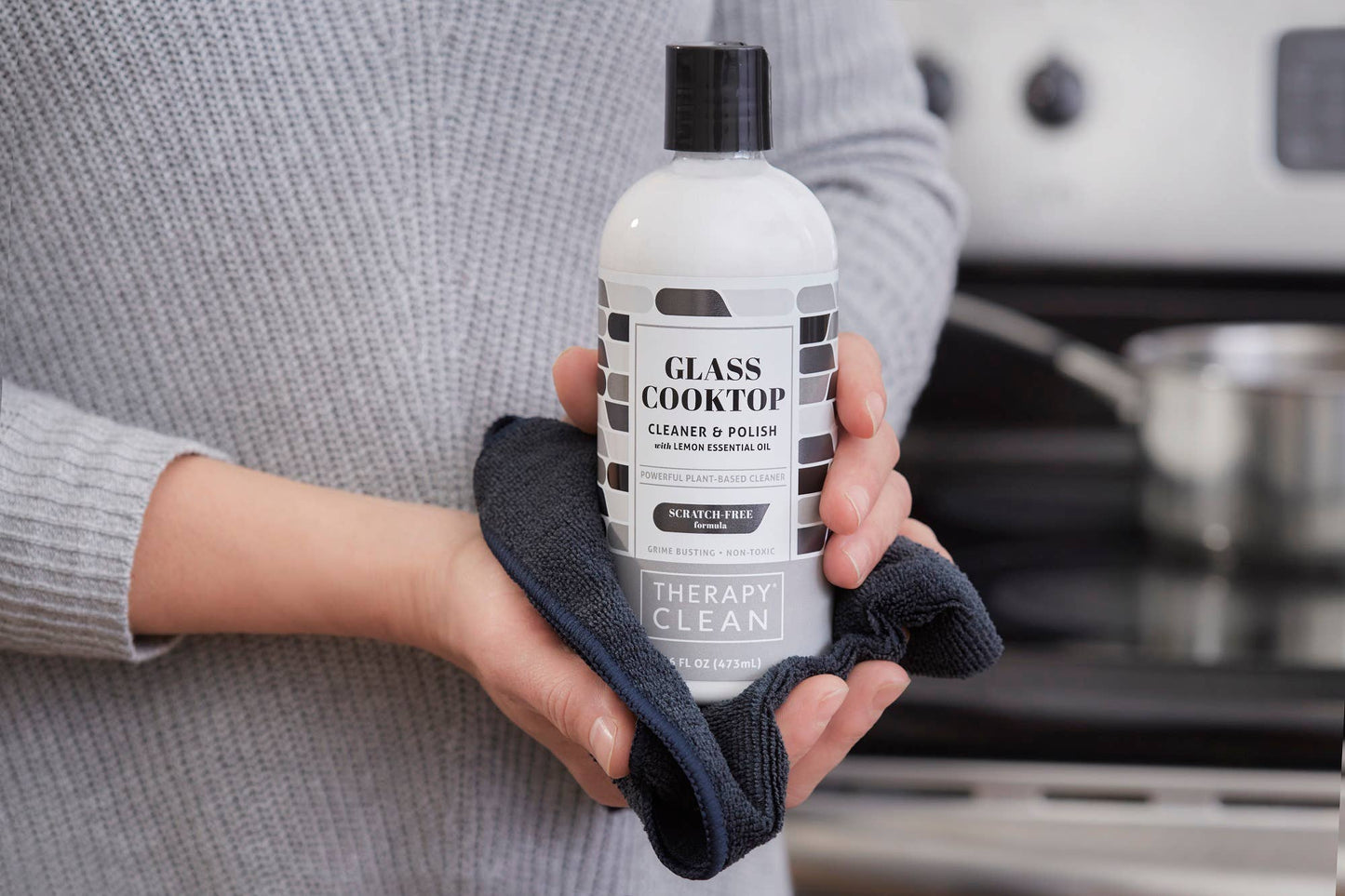 16 oz. Glass Cooktop Cleaner & Polish - DJW Custom Baskets & Beyond
