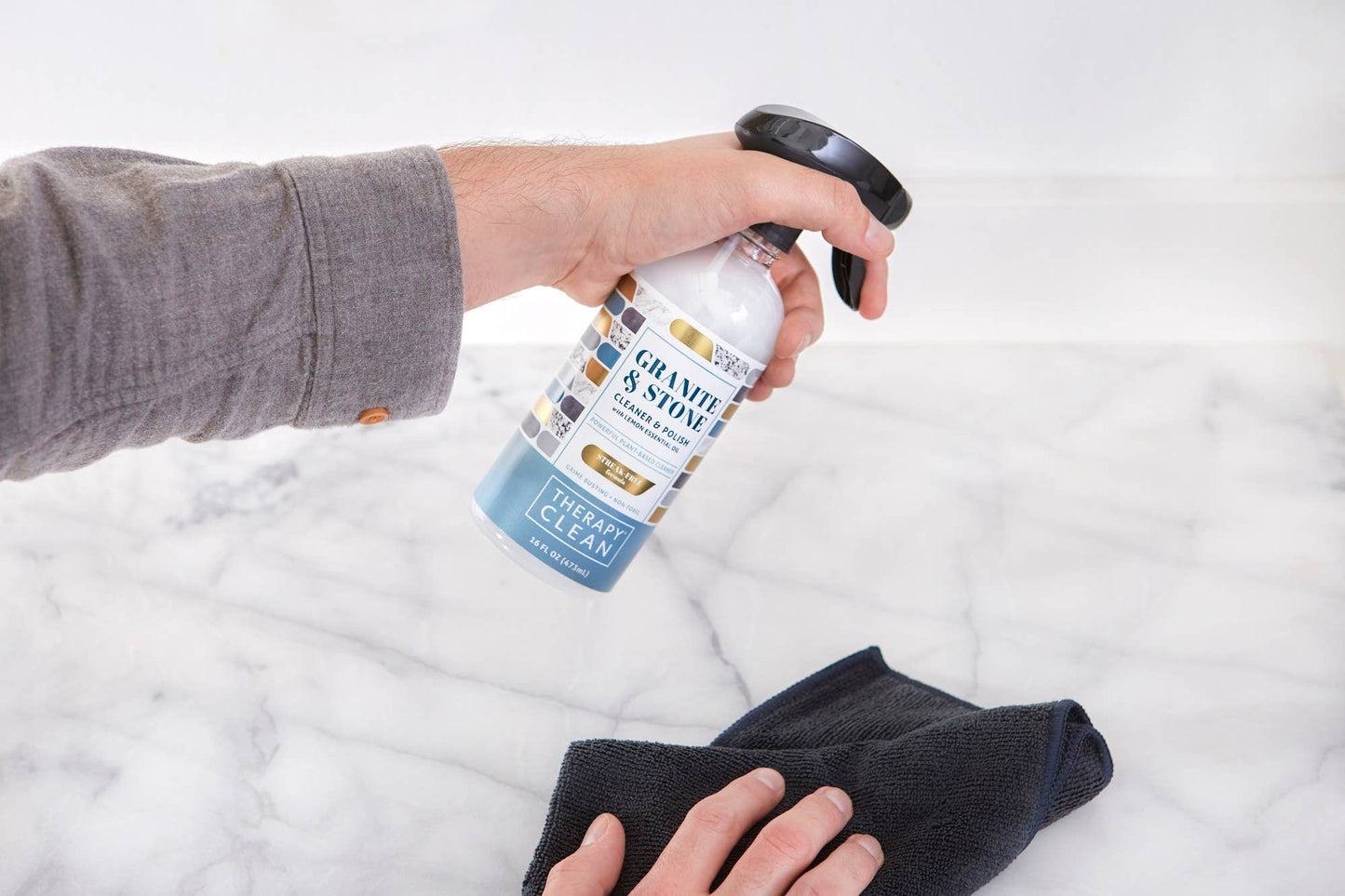 16 oz. Granite & Stone Cleaner & Polish - DJW Custom Baskets & Beyond