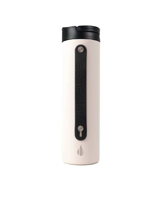 Bottle - 20oz Iconic Sport White Stainless Steel - DJW Custom Baskets & Beyond