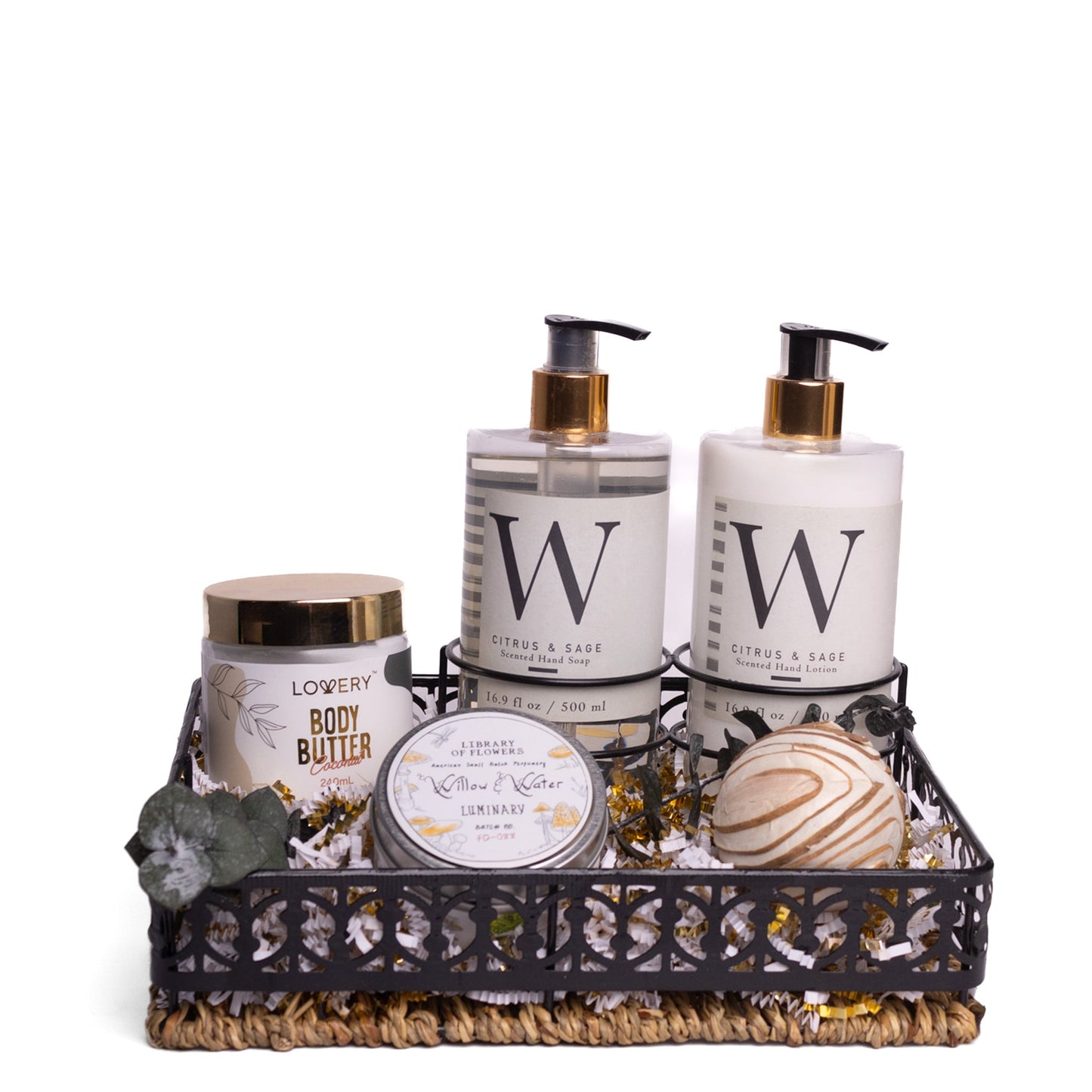 Citrus & Sage Spa Gift Set - DJW Custom Baskets & Beyond