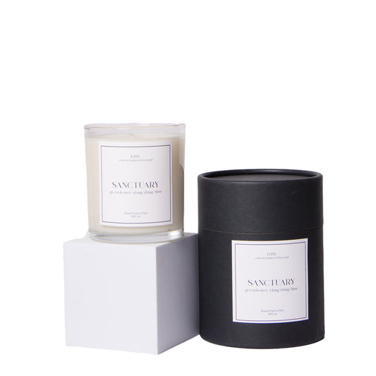 Sanctuary Private Label Candle - DJW Custom Baskets & Beyond