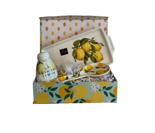 Everyone Loves Lemons Gift Box - DJW Custom Baskets & Beyond