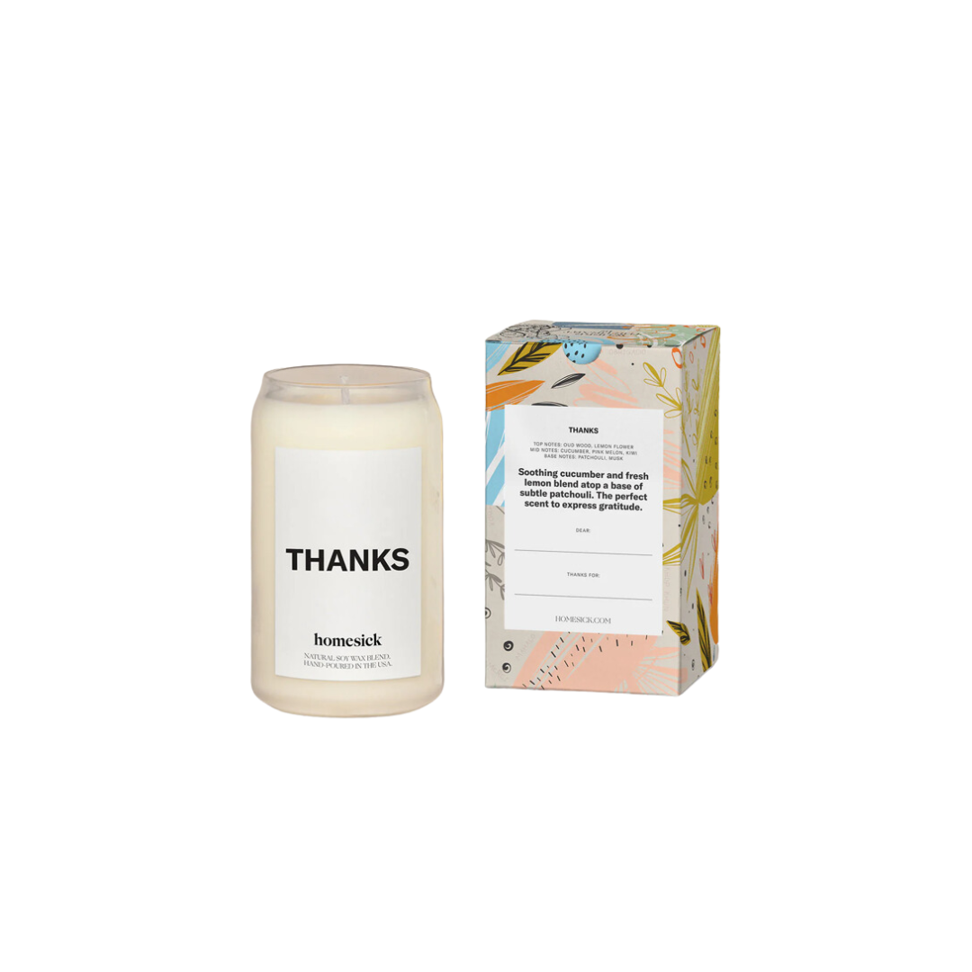 Thanks Candle - DJW Custom Baskets & Beyond