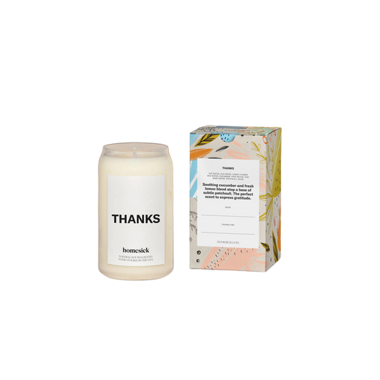 Thanks Candle - DJW Custom Baskets & Beyond