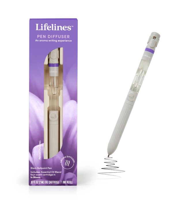 Lifelines Pen Diffuser with Essential Oil Blends - in Bloom - DJW Custom Baskets & Beyond