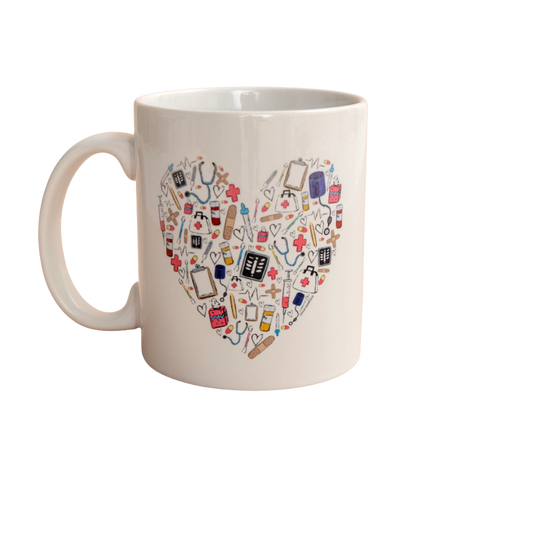 Love For Healthcare Workers Mug - DJW Custom Baskets & Beyond