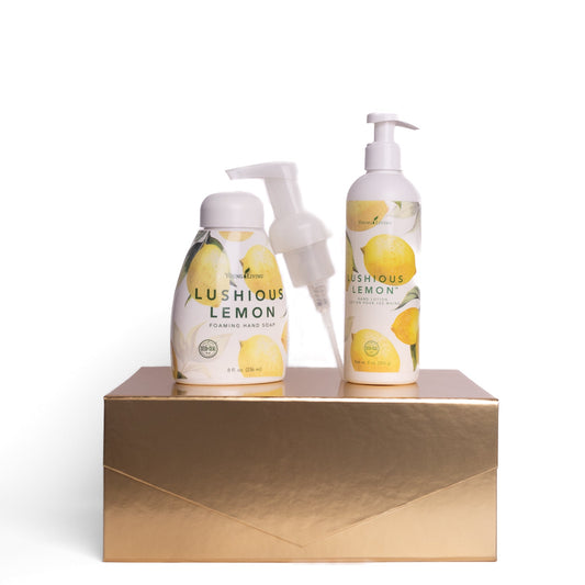 Young Living Lush Lemon Hand Care Gift Set - DJW Custom Baskets & Beyond