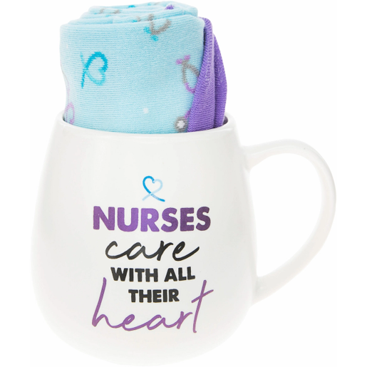 Nurse - 15.5 oz Mug and Sock Set - DJW Custom Baskets & Beyond