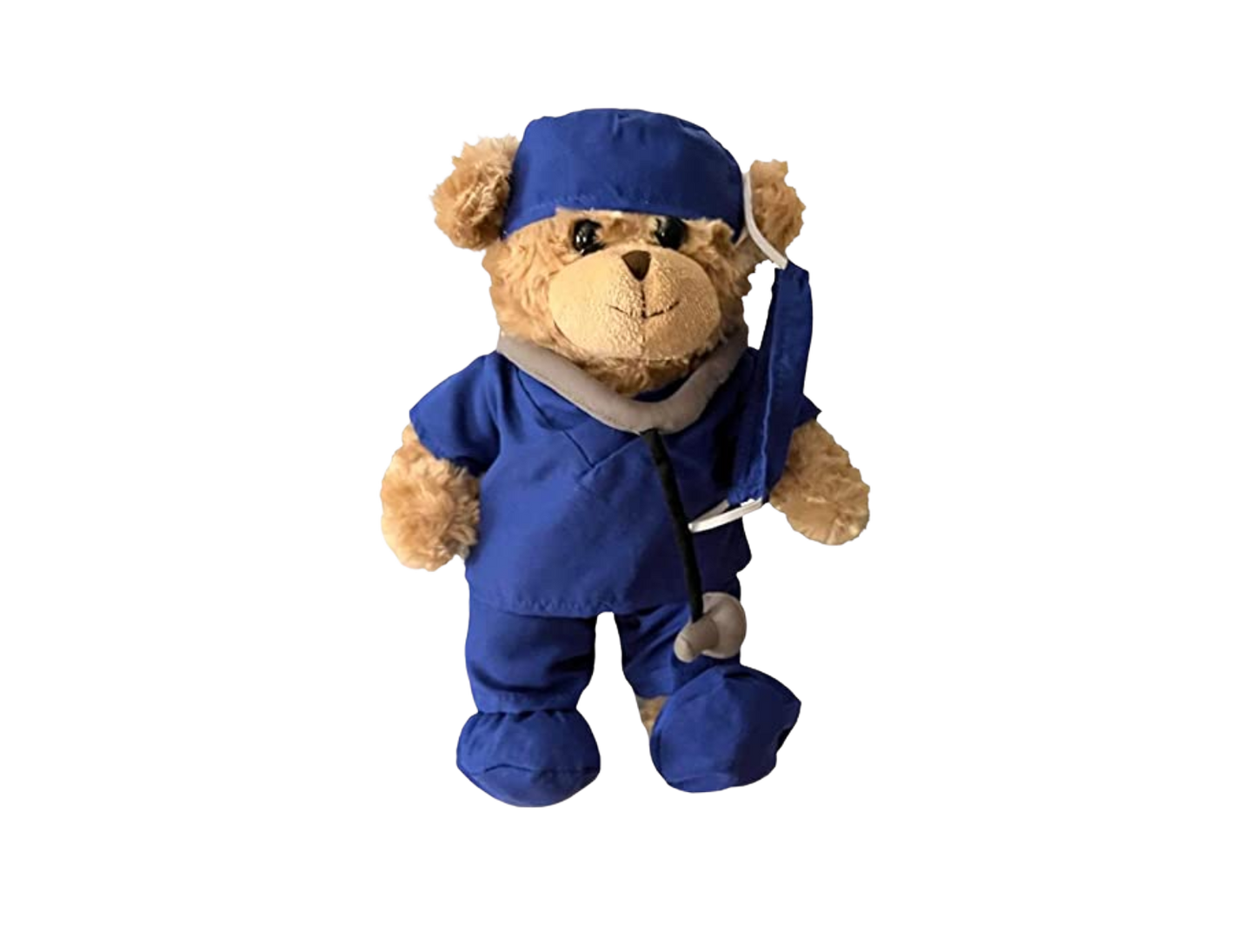 Nurse Teddy Bear Plush in Blue - DJW Custom Baskets & Beyond