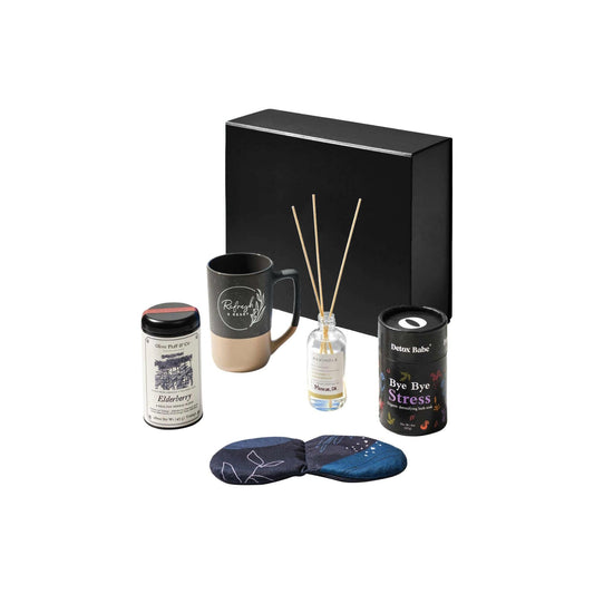 Rest & Relaxation Gift Box - DJW Custom Baskets & Beyond