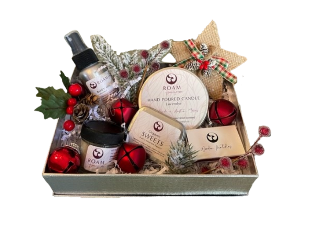 Roam Me Time Holiday Gift Box - DJW Custom Baskets & Beyond