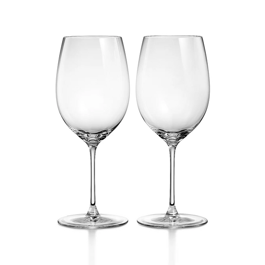 Tiffany White or Red Wine Glasses - DJW Custom Baskets & Beyond