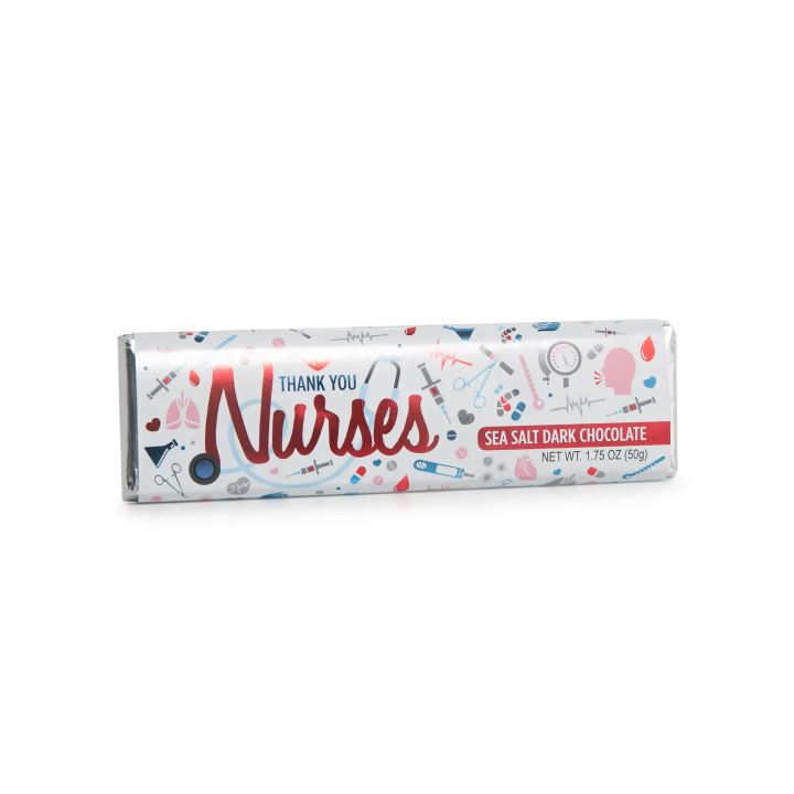 Thank You Nurse!  Dark Chocolate w/Sea Salt Gourmet - DJW Custom Baskets & Beyond