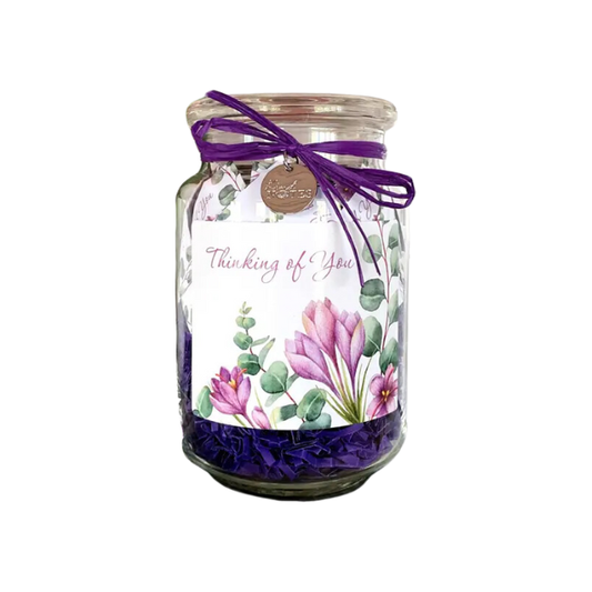 Thinking of You Sympathy Jar of Notes - DJW Custom Baskets & Beyond