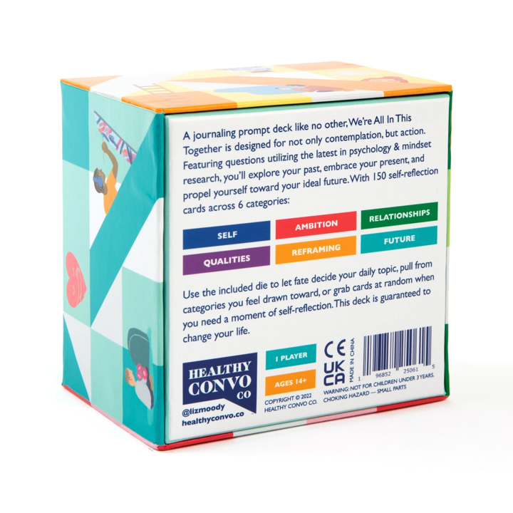 We're All In This Together Game: Journal Prompts for Creating Your Healthiest, Happiest Life - DJW Custom Baskets & Beyond