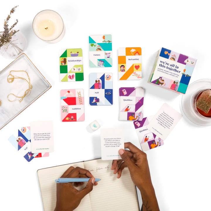 We're All In This Together Game: Journal Prompts for Creating Your Healthiest, Happiest Life - DJW Custom Baskets & Beyond