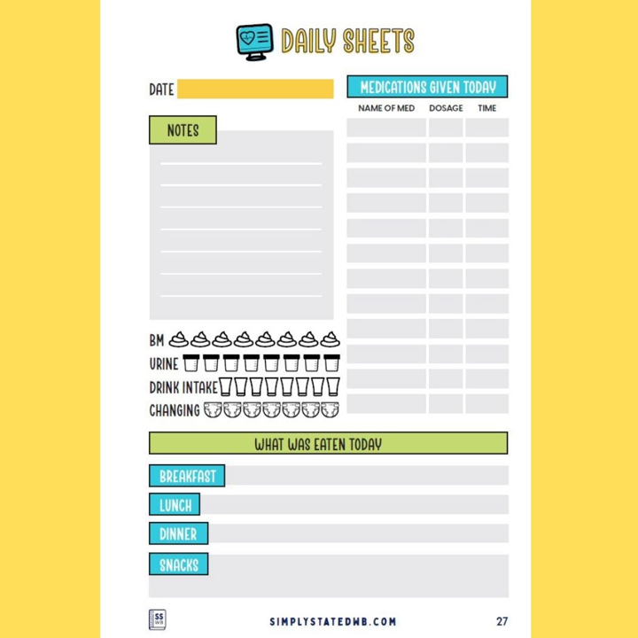 When Home Care Happens Workbook - DJW Custom Baskets & Beyond