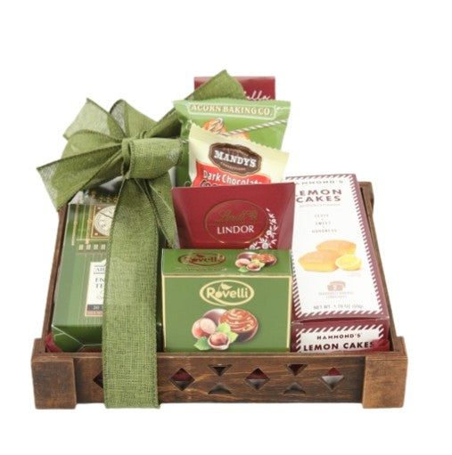 Classic Wooden Tray with Cut Out Handles - DJW Custom Baskets & Beyond