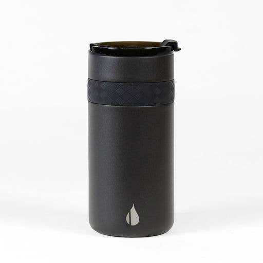 12oz Commuter DuoSip Tumbler - Black - DJW Custom Baskets & Beyond