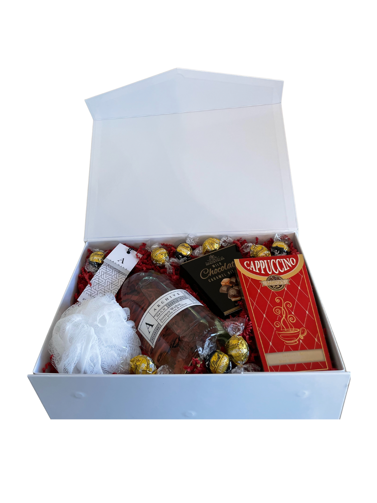 Luxury Gift Box with Oprah's 2022 Favorite Bubble Bath - DJW Custom Baskets & Beyond