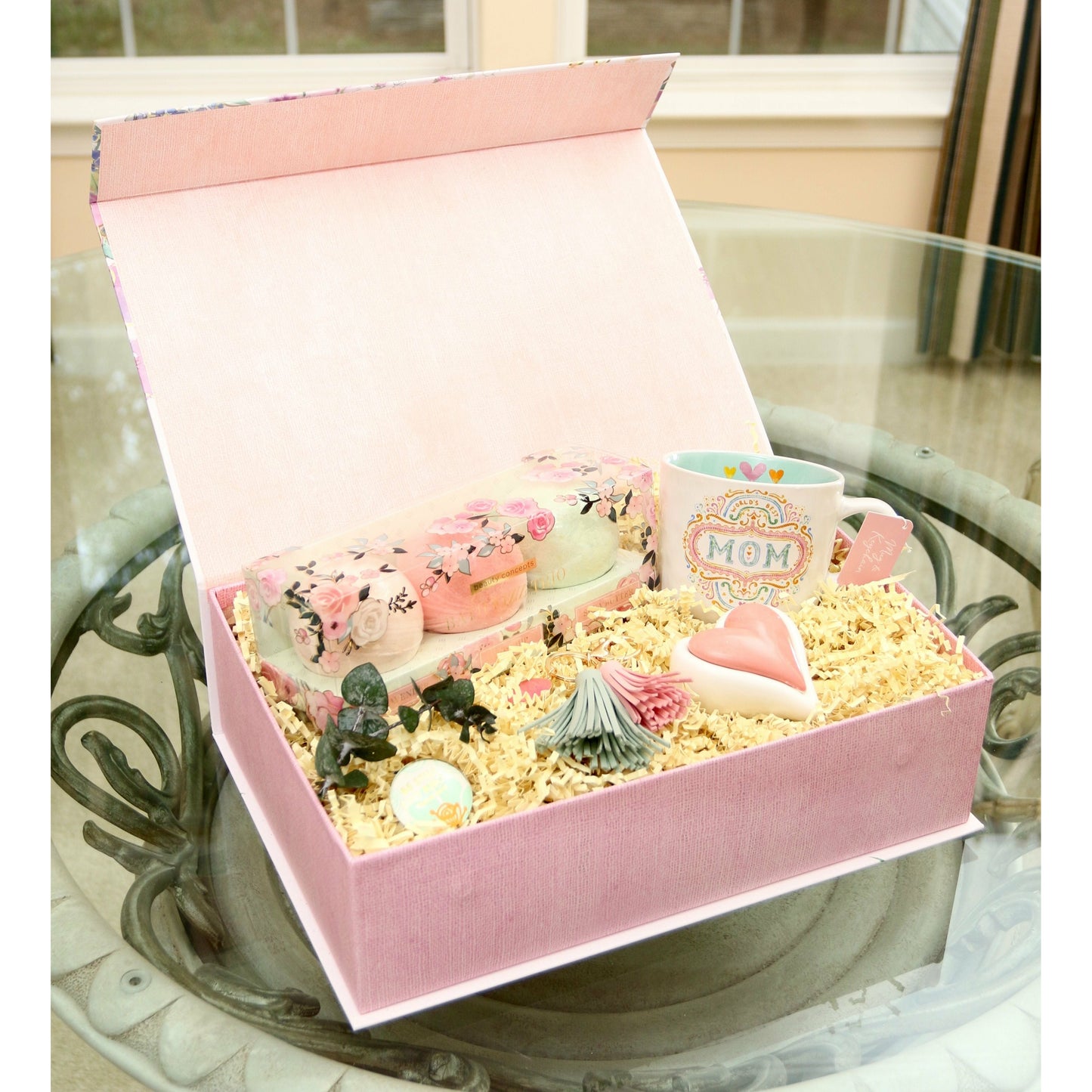 Custom MOM Gift Box - DJW Custom Baskets & Beyond