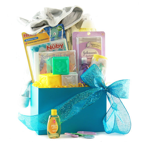 Bath Time: Baby Gift Baskets - Choose Boy, Girl, or Neutral