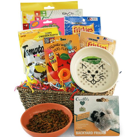 Catnip Crazy Pet Cat Gift Baskets