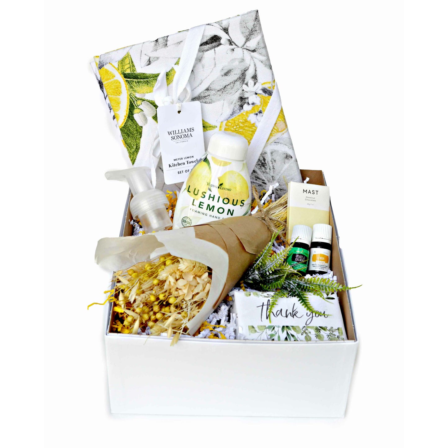 Young Living Lemon Fresh Thank You Gift Box - DJW Custom Baskets & Beyond