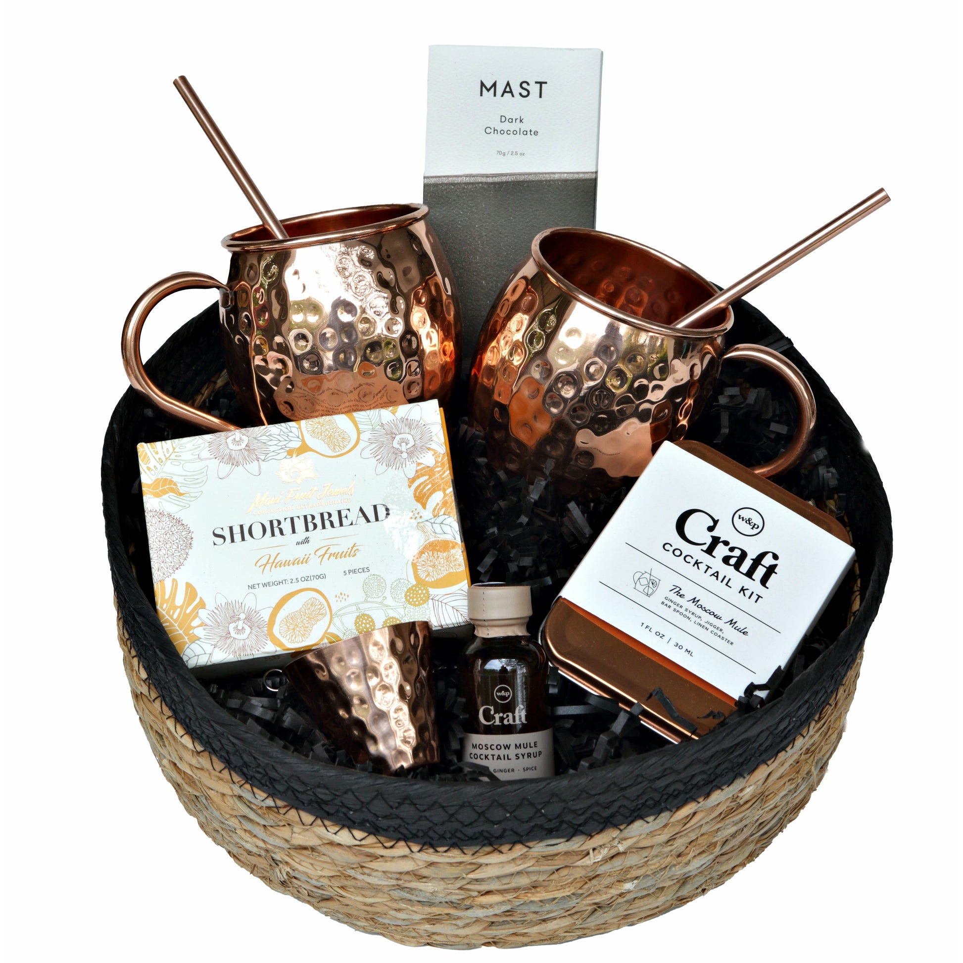 Moscow Mule Shortbread Gift Box - DJW Custom Baskets & Beyond
