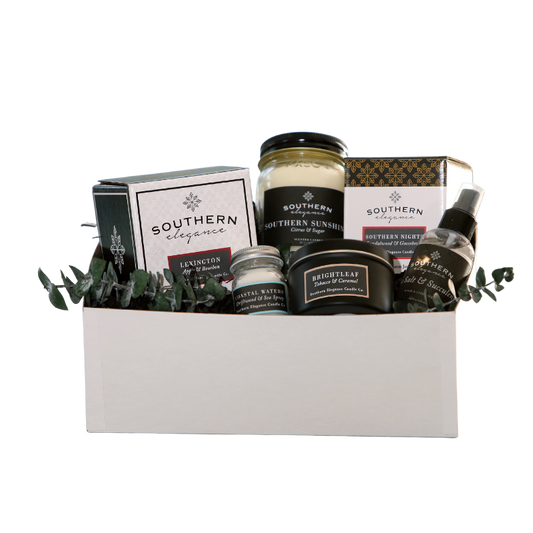 Men's Southern Comfort Candle Gift Box - DJW Custom Baskets & Beyond