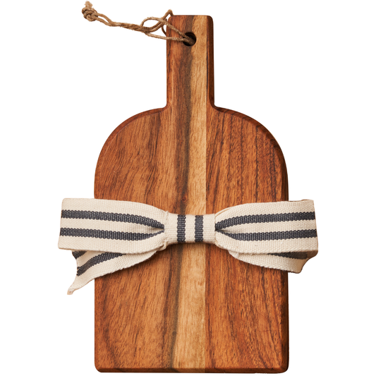 Acacia Heirloom Mini Cheese Board Set of 3 - 8x4.25" +ribbon - DJW Custom Baskets & Beyond