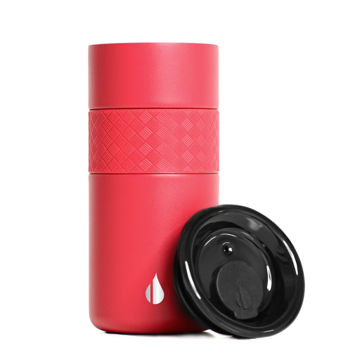 Tumbler - 16oz Artisan lid Red Stainless Steel - DJW Custom Baskets & Beyond