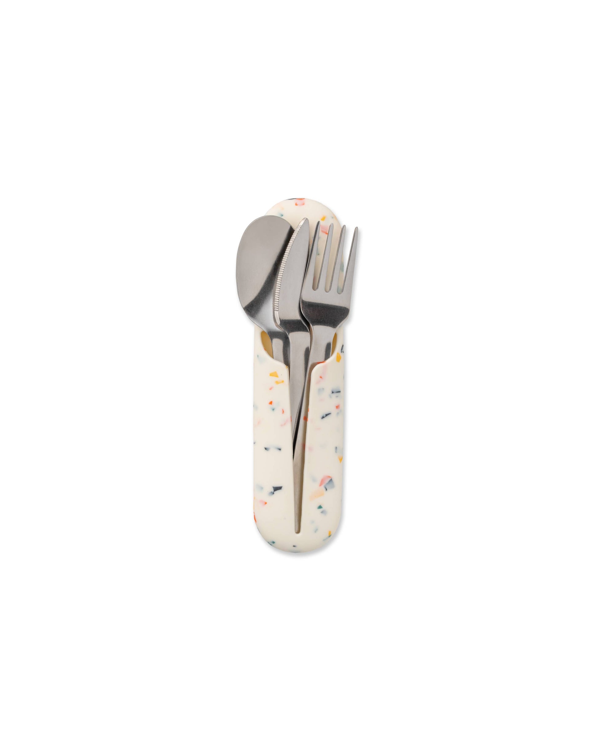 Stainless Steel Utensils Set in Silicone Carry Case - DJW Custom Baskets & Beyond