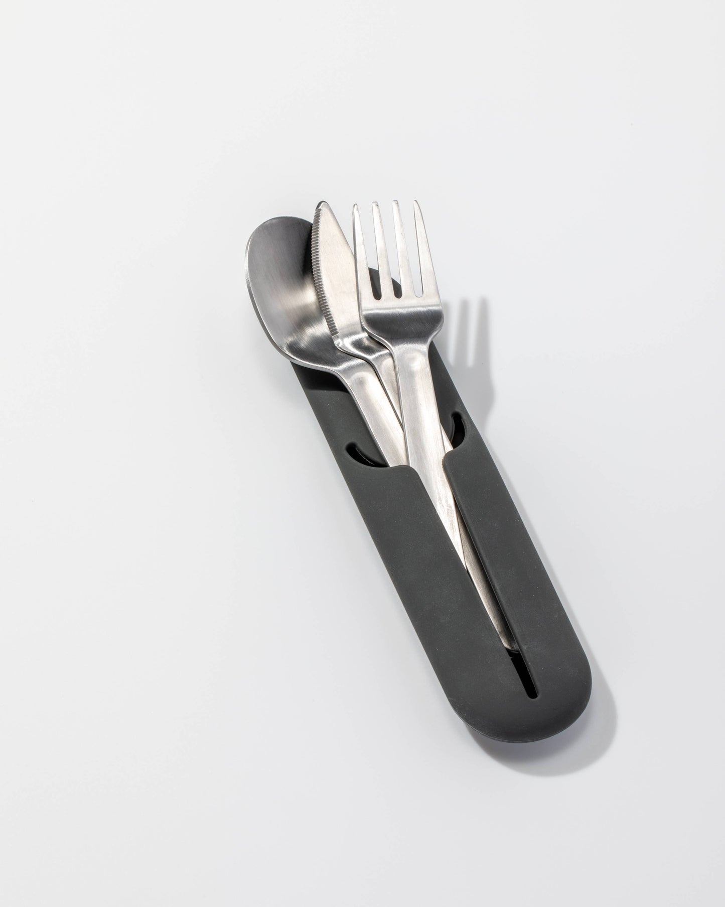 Stainless Steel Utensils Set in Silicone Carry Case - DJW Custom Baskets & Beyond
