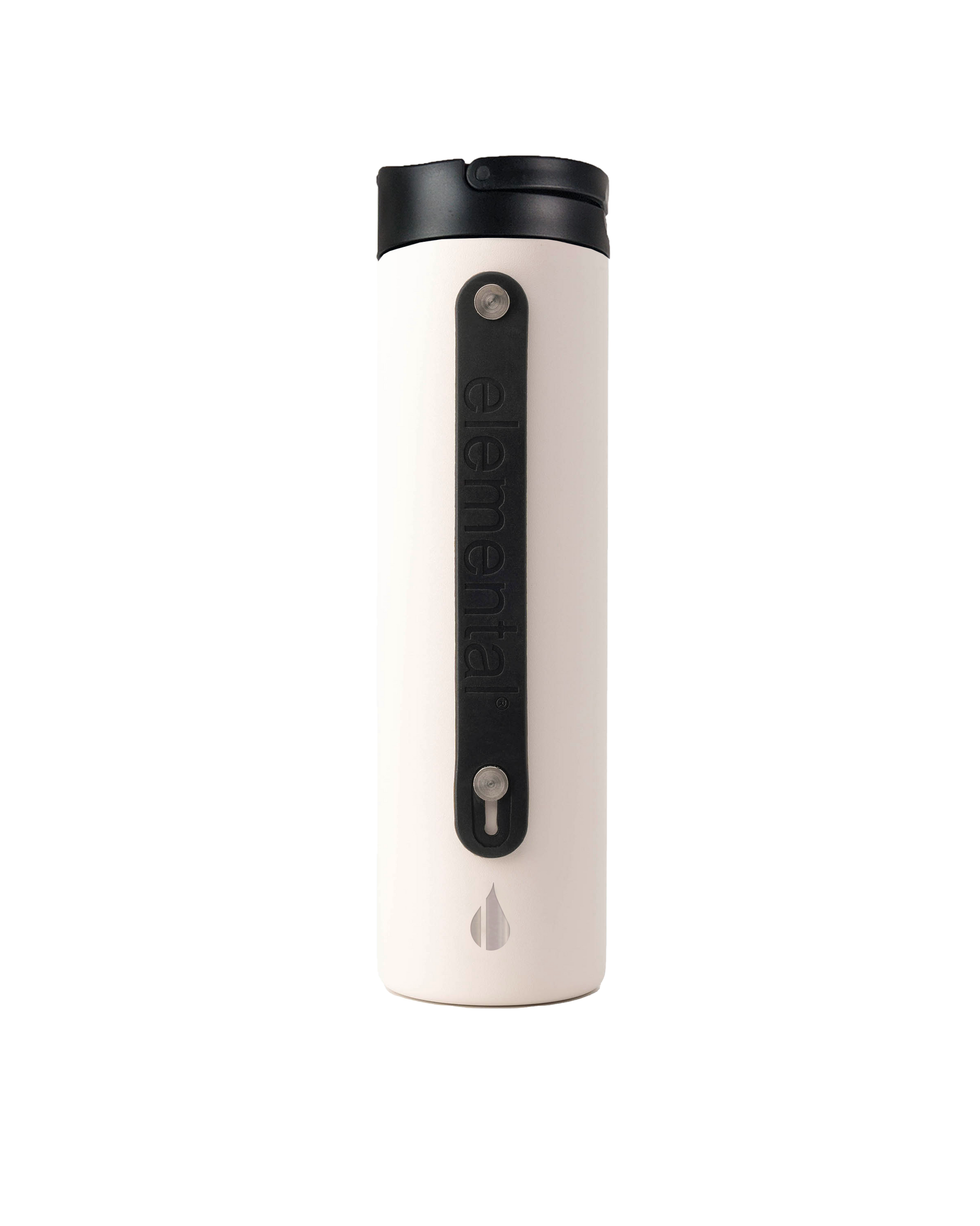 Bottle - 20oz Iconic Sport White Stainless Steel - DJW Custom Baskets & Beyond