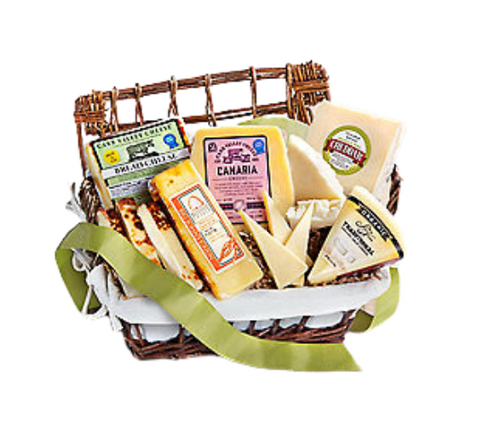 Artisan Cheese Collection Gift Crate - DJW Custom Baskets & Beyond
