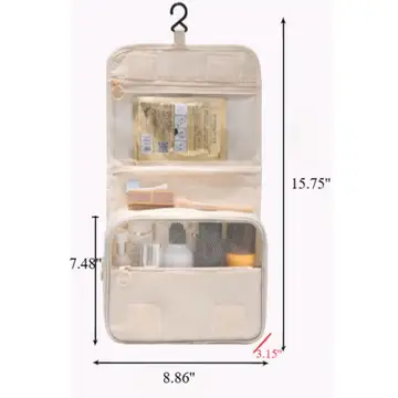 Foldable Hanging Travel Toiletry Bag
