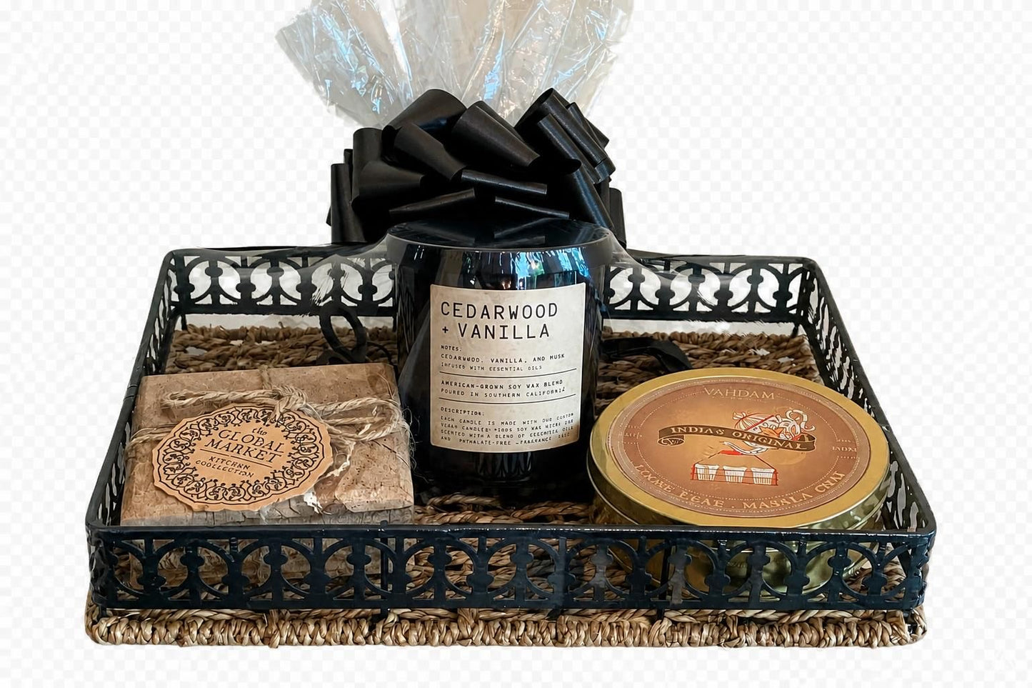 Luxury Gift Tray with Marble Coasters