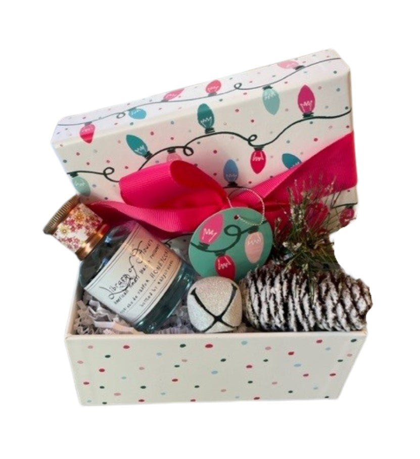Library of Flowers Perfumery Holiday Gift Box - DJW Custom Baskets & Beyond