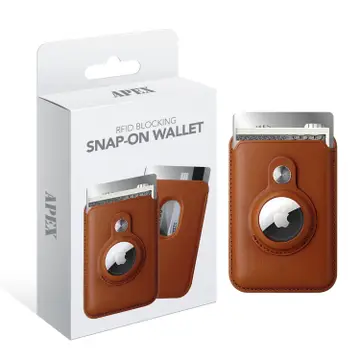 RFID Blocking MagSafe Card Wallet with AirTag Pocket