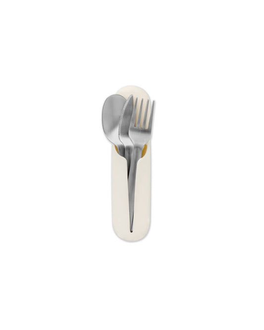 Stainless Steel Utensils Set in Silicone Carry Case - DJW Custom Baskets & Beyond