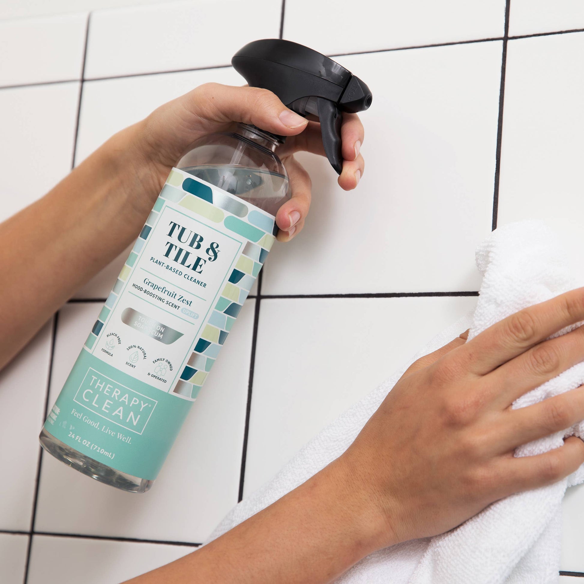 24 oz. Tub & Tile Cleaner - DJW Custom Baskets & Beyond