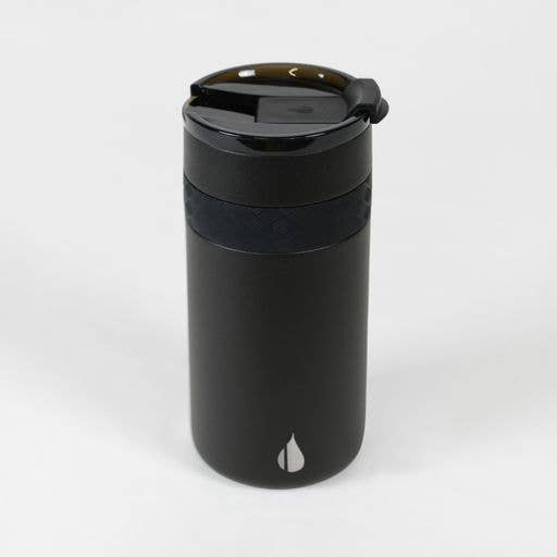 12oz Commuter DuoSip Tumbler - Black - DJW Custom Baskets & Beyond