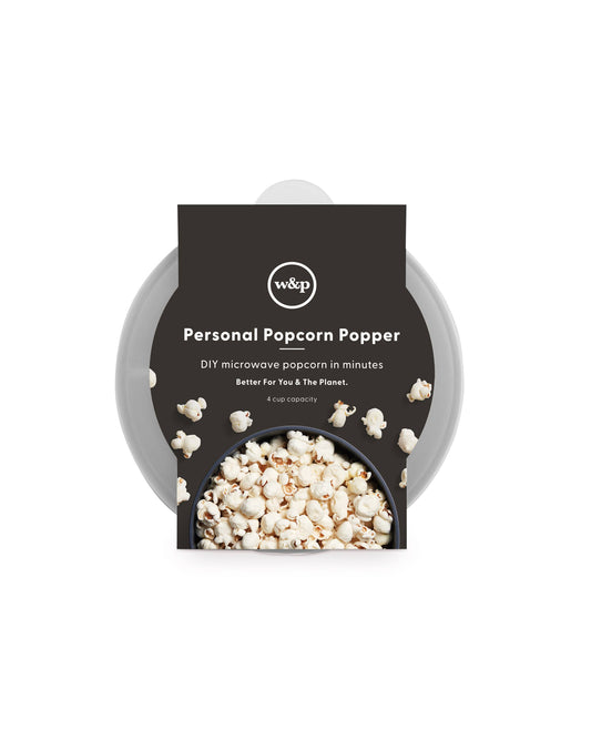 Personal Size Popcorn Popper - Silicone Reusable Maker - DJW Custom Baskets & Beyond