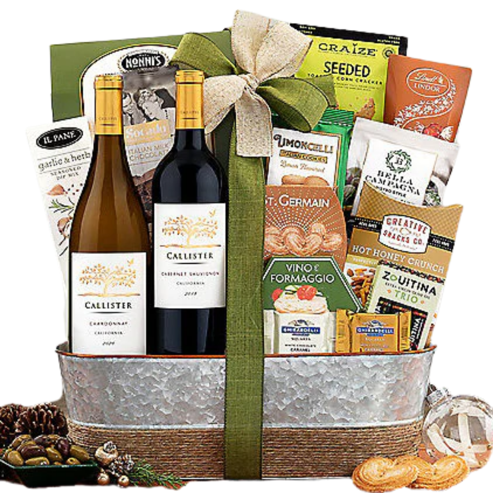 White Wine Gift Baskets