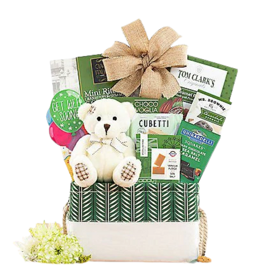Bear Hugs: Get Well Gift Basket - DJW Custom Baskets & Beyond