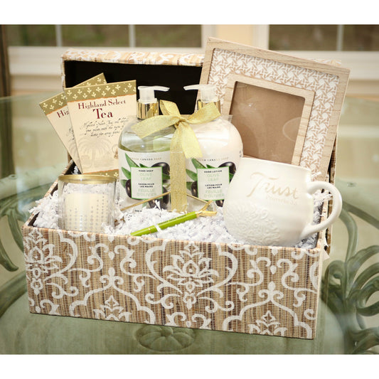 Custom Trust Gift Box - DJW Custom Baskets & Beyond