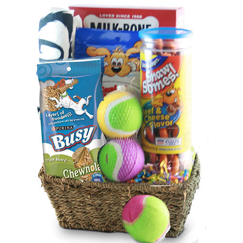 Fur-ever Friend: Pet Dog Gift Basket - DJW Custom Baskets & Beyond