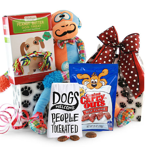For the Love of Dogs: Pet Dog Gift Basket - DJW Custom Baskets & Beyond